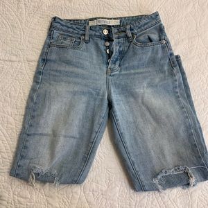 Brandy Melville Distressed Mom Jeans.